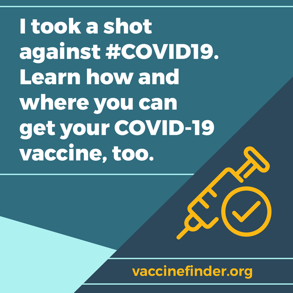 Find your #COVID19 vaccine sites: vaccinefinder.org