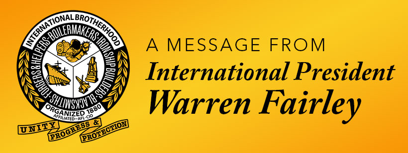 Warren Fairley, International President