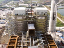 Overhead view of Dynegy’s Baldwin Energy Complex in Baldwin, Ill., where Local 363 members are installing DFGD systems.