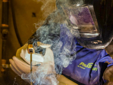 La aprendiz del L-555 Tracy Fedorowich.  Foto cortesía de Sarah Mcatee