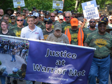  Apoye a los mineros de Warrior Met el 4 de agosto