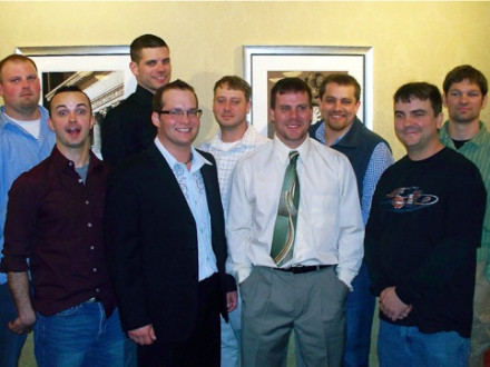 Great Lakes Area contestants include, front row, l. to r.: Matt Smith, Local 363; Brady Blotske, Local 647; Noel Springhart, Local 1; and Wayne Hayes, Local 60. Back row, l. to r.: Ryan Woods, Local 27 (runner-up); Jeffrey Rose, Local 107; Timothy Esparza, Local 374; Josue Fuentes, Local 169; and Matthew Vodraska, Local 744 (winner).