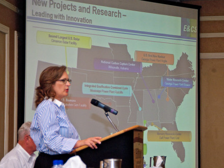 Kim Flowers, VP of Technical Services for Southern Company Services, discusses the impact of regulatory changes on her company during the Southeast Area Tripartite Conference last April.