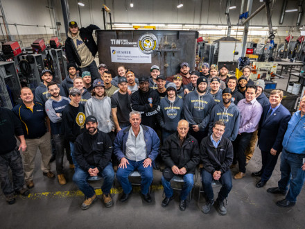 Humber College’s apprenticeship class of January 2020 with representatives from TIW Steel Platework Inc.