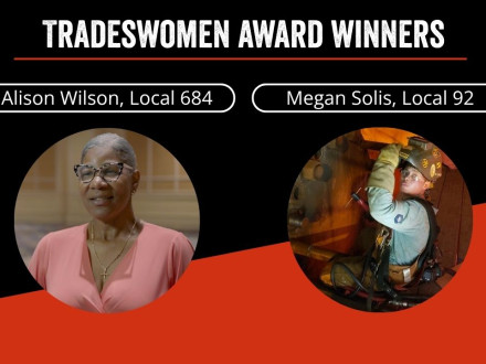 Tradeswomen award winners