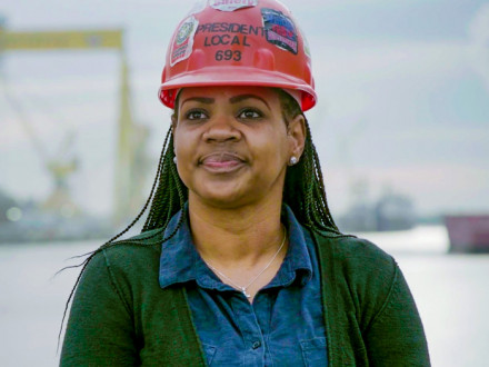 IR Erica Stewart, a member of L-693, has been appointed as National Coordinator of Women in the Trades Initiatives for the M.O.R.E. Work Investment Fund.