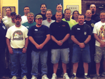 Baltimore Local 193 members attend a steward training class July 7-8.