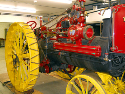Jumbo, an 1895 12-hp. steam engine tractor, is operational again thanks to the efforts of Local 363. 