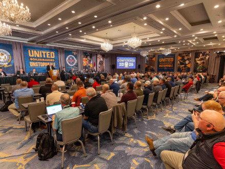 Boilermakers, employers and contractors discuss the future together.