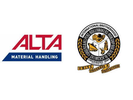 ALTA Material handling logo and IBB seal.