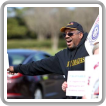 L-57 (Norfolk, Va.) President Wayne Jones at a rally against furloughs brought about by the sequester.  Photo by Steve Earley, The Virginian-Pilot