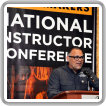 Mark Wertz, BNAP NC, da la bienvenida a los instructores de la inaugural Conferencia Nacional de Instructores.