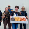 Tyler Carach makes Donut Delivery to police officers.