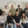 Those attending the field leadership class at L-555 are, front row l. to r., Blake Tremblay, David Davis, Oleksandr Tsuprak and Christina Michell; back row l. to r., J’Amey Bevan (National Director of Training), Darcy Altwasser, John Carlson, Neil Riley, Jim Beauchamp (National Instructor)
