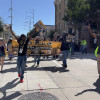 Local 549 shows their Boilermaker spirit in the banner parade.