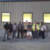 Workers and Boilermaker organizers celebrate a win to unionize at Ash Grove Cement in Midlothian, Texas.